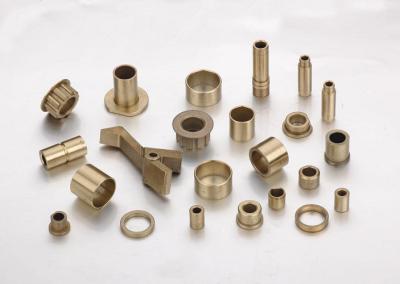 China Liquid Or Solid Lubricant Sintered Bronze Bearings / Plain Bearing Bush for sale