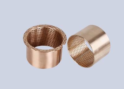 China CuSn8P Wrapped Bronze Bearing Diamond Or Ball Shape Oil Sockets for sale
