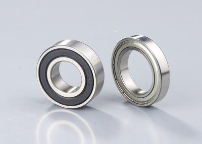 China Deep Groove double row ball bearing With Snap Ring Groove / Steel Sheet Or Brass Cages for sale