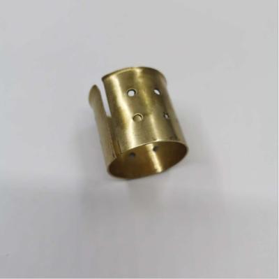 China CuZn31Si H68 Wrapped Bronze Bushing 46*42*72.5mm With Flange for sale