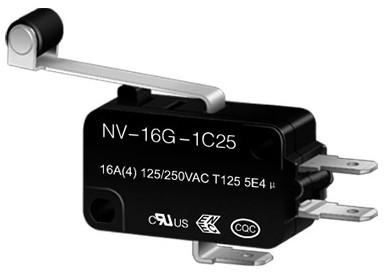 China NV-16G1-1C25 16A micro switch for sale