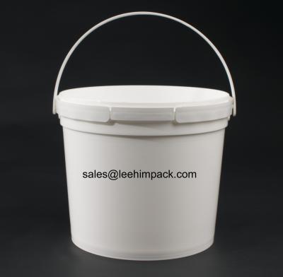 China 2/5kg Food grade polypropylene bucket for yogurt for sale