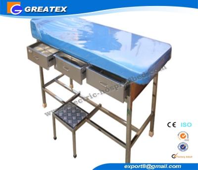 China Artifical leather Doctor Examination Couch with Pillow for Gynecological  Surgery for sale