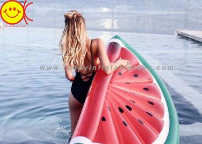 China Giant Inflatable Watermelon Pool Raft Float Pool Inflatables Lie On Watermelon Slice Floats for sale