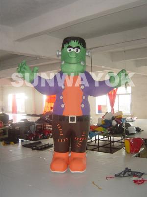 China Customized 9feet inflatable incredible hulk / inflatable characters For business for sale