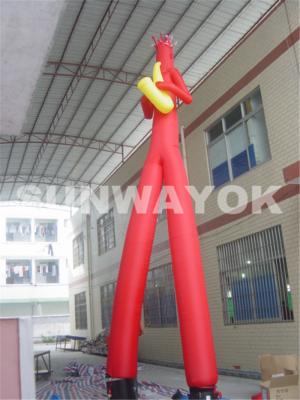 China OEM Musicians Playing Saxophone Inflatable Air Dancer For Advertising for sale