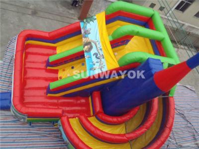 China Ice Age Theme Giant Commercial Inflatable Slide / Inflatable Boucy Castle Slide With Much Fun for sale