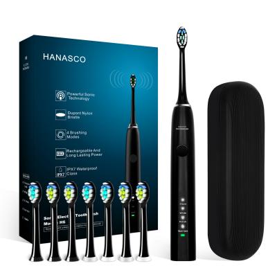 China Adults 2000mAh Lithium Battery Sonic Electric Toothbrush With Travel Case for sale