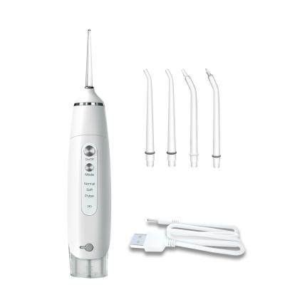 China Electric Rechargeable 145ml Oral Water Flosser PSI 110 For Teeth for sale