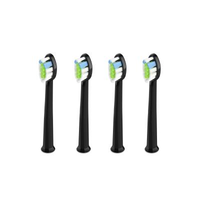Chine OEM oral noir ISO13485 de têtes de rechange de brosse à dents électrique de soin à vendre