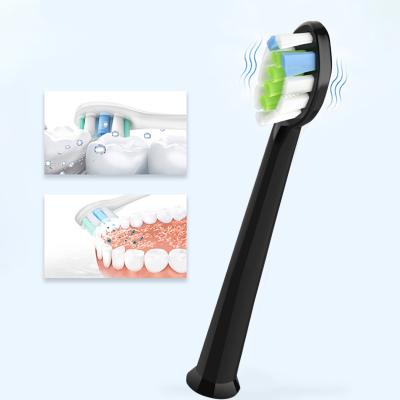 China Soft DuPont Bristle Electric Toothbrush Replacement Heads 0.152MM FDA for sale