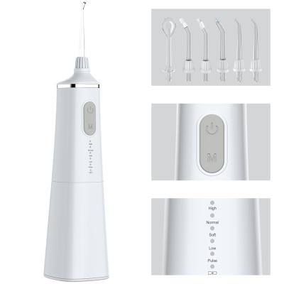 China Ultra Sonic 240ml Family Water Flosser 2000mAh Battery Operated ODM for sale