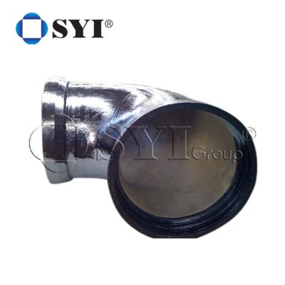 China Black Malleable Iron Pipe Floor Flange Fittings Galvanized Pipe Thread Fittings Reducer for sale
