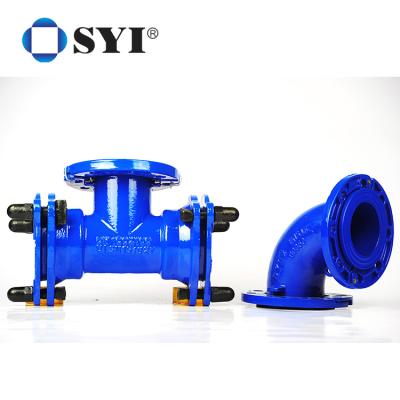 China ISO2531,EN545, EN598 Ductile Iron Mechanical Joint Tee MJ Mechanical Pipe Fitting for sale