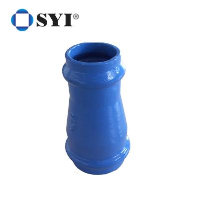 China SYI Ductile Iron Pipe Fitting PVC Double Socket Taper for sale