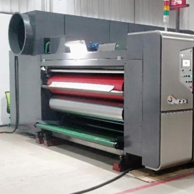 中国 850x1950 cutting Automatic Corrugated Flexo Printer Slotter CE Box Making Machine 販売のため