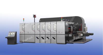 Китай Автоматические листы торгового автомата 350 печатания Flexo/минимальный полностью компьютеризированный контроль продается