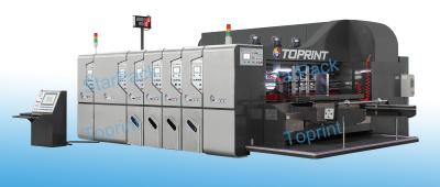 China Rotación de Slotter Six Shafts de la impresora de la máquina de fabricación de cartón de la cartulina RDC Flexo en venta