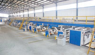China 2 Layer Corrugated Paperboard Machine Automatic High Speed 380V 50HZ for sale