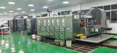 China 1200x2400mm Flexo Drucker Folder Gluer, vollautomatischer Karton-Kasten, der Maschine herstellt zu verkaufen