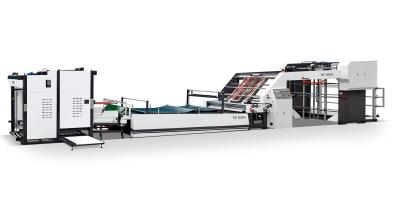 China Full Servo Control Auto Flute Laminator Machine 30KW High Speed Stable Running for sale