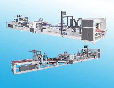 China Automatic Carton Folder Gluer Machine 150m/min easy operation for sale