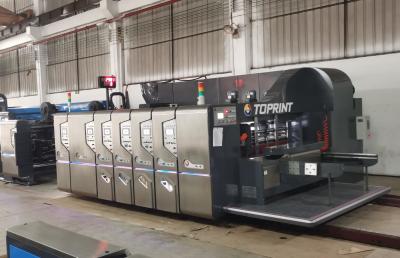 China A máquina do cortador de Min Flexo Printer Slotter Die de 350 folhas fácil opera-se à venda