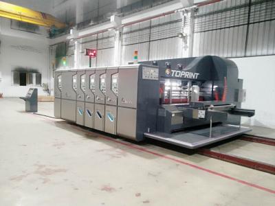 China Máquina acanalada completamente automática de la fabricación de cajas de Slotter Die Cutter de la impresora de Flexo del servocontrol en venta