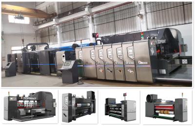 China Starpack Corrugated Box Manufacturing Machine Servo Control 1 Years Warranty for sale