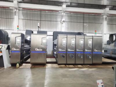 China 380V 50HZ Full Computerized corrugated flexo printing machine 300 Sheet/Min Te koop