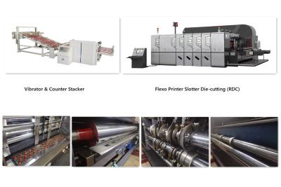 China Fully Automatic Corrugated Box Making Machine , Flexo Folder Gluer Machine for sale