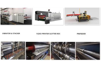 China Servo Control Corrugated Box Die Cutting Machine Flexo Printer Slotter for sale