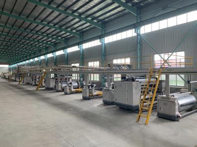 China 5 Schicht-gewölbte Pappfertigungsstraße voll automatisch zu verkaufen