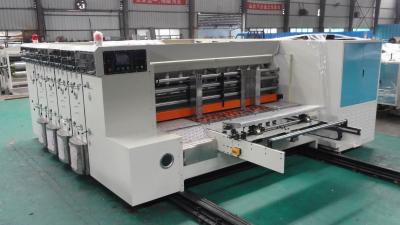 Κίνα Αυτοματοποιημένη ζαρωμένη κιβωτίων εκτύπωσης εκτύπωση Flexo μηχανών μηχανοποιημένη που αυλακώνει τη μηχανή προς πώληση