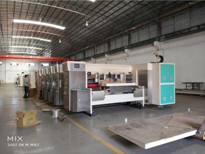 China 3 Color Flexo Printing Machine , Automatic Corrugated Box Making Plant for sale