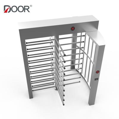 China Full Height Turnstile Gate Single Mechanism Bi Directional Security Gate for sale