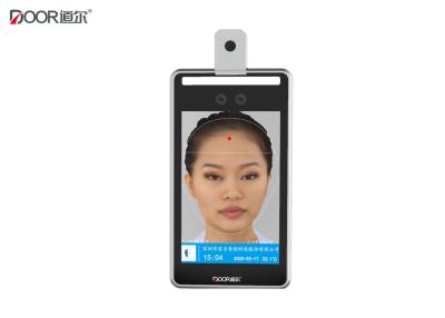 China Sistema del control de acceso del reconocimiento de cara de pantalla de 8 pulgadas con la detección de la fiebre en venta
