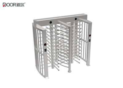 China Double Door Full Height Turnstile Gate With Dc Brushless Motor Driving for sale