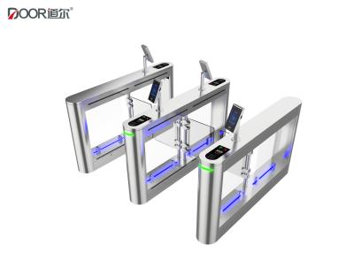 China Rs485 Acrylic / Stainless Steel Arm Face Recognition Gate Full Modernized Design for sale