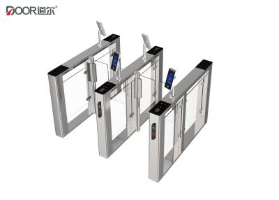 China Ce Approved Facial Recognition Gate , 24000 Face Capacity Office Security Gates for sale