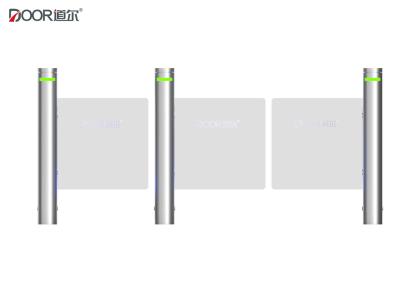 China porta acrílica de aço inoxidável aberta do torniquete do balanço da coluna do braço do servo motor de tempo 0.5S próximo à venda