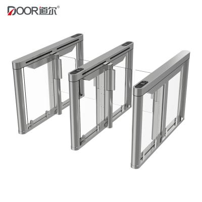 China 6 Sensors RS485 Acrylic Arm Turnstile Security Gates for sale