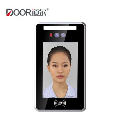 China Wall Mounted Face Recognition Terminal With Card Reader To Office Access Control for sale