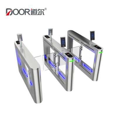 China 35personal/min Acrylic Stainless Steel Swing Turnstile 60W for sale