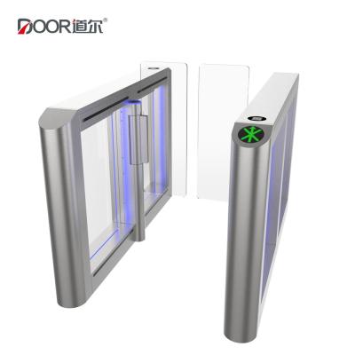 China Speed Gate SUS304 Full Height Flap Turnstile 550mm Channel for sale