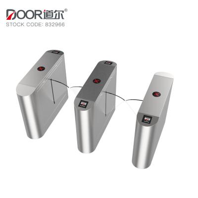 China IC Card Reader Flap Gate Barrier 0.2S Reacting Access Control Turnstile for sale