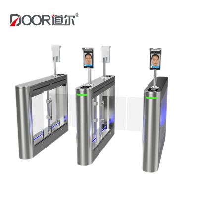 China Fast Passing Security And Health Control System Pedestrian Swing Gate Turnstile for sale