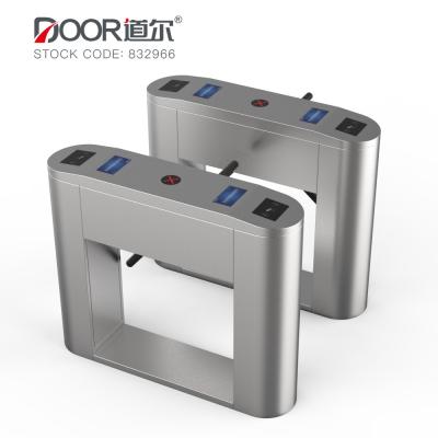 China Semi Automatic Waist Height Access Control Safety 3 Arm Gate Tripod Turnstile Gate for sale