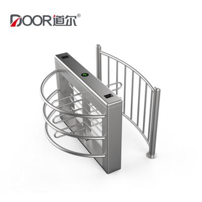 China Half Height Security Solution Supermarket Entrance Waist Height Turnstile Gates for sale