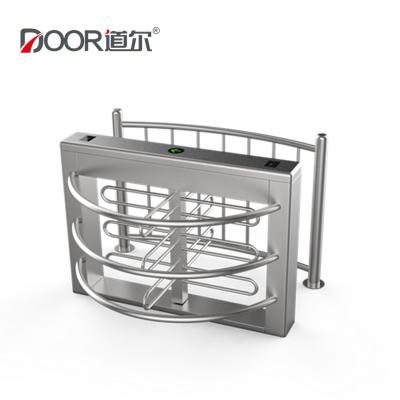 China Customized 316 Stainless Steel Material Semi Automatic Half Height Turnstile for sale